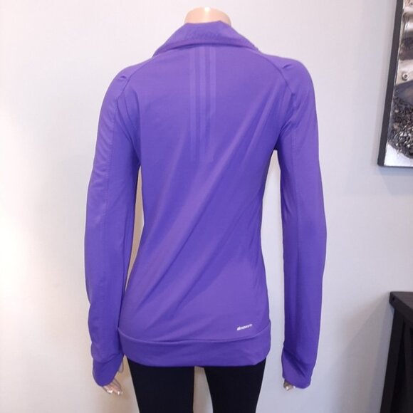 Adidas Climawarm 1/4 Zip Long Sleeve Top Athletic Activewear Running Yoga - Picture 5 of 12